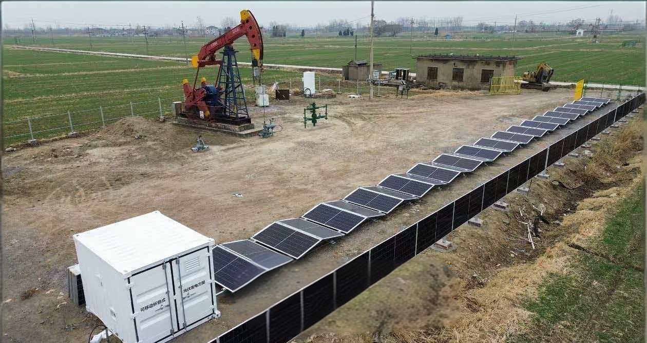 集裝箱光伏發電－建築工地臨時用電實拍